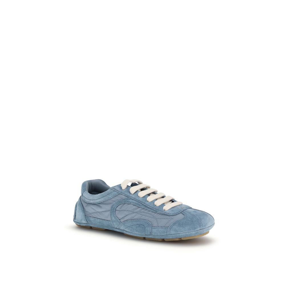 Prada Blue Lamb Ovis Aries Athletic Sneakers - Luxurious Comfort