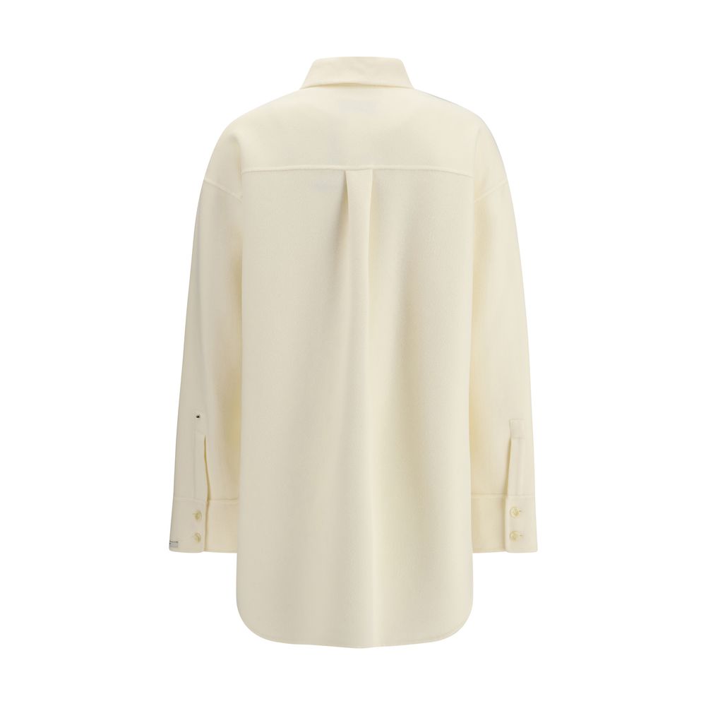 Max Mara Beige Wool Shirt - Exquisite Luxury in Fashion