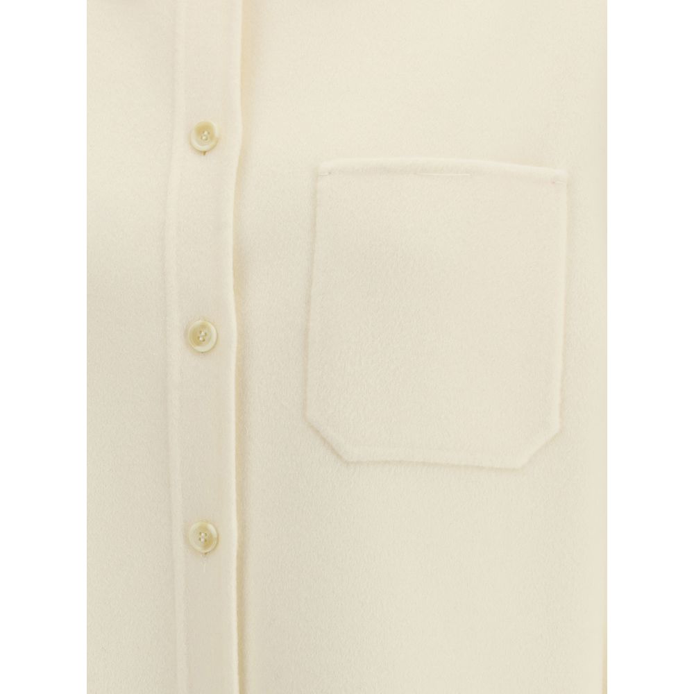 Max Mara Beige Wool Shirt - Effortless Elegance in Haute Couture