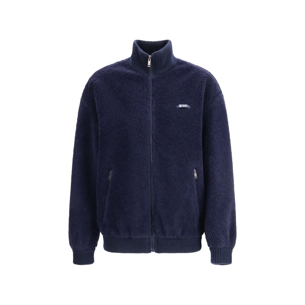 Prada Blue Polyamide Full-Length Jacket - Timeless Luxury Elegance