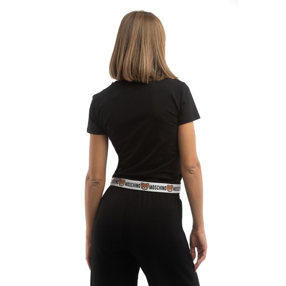 Moschino Black Cotton Sportswear