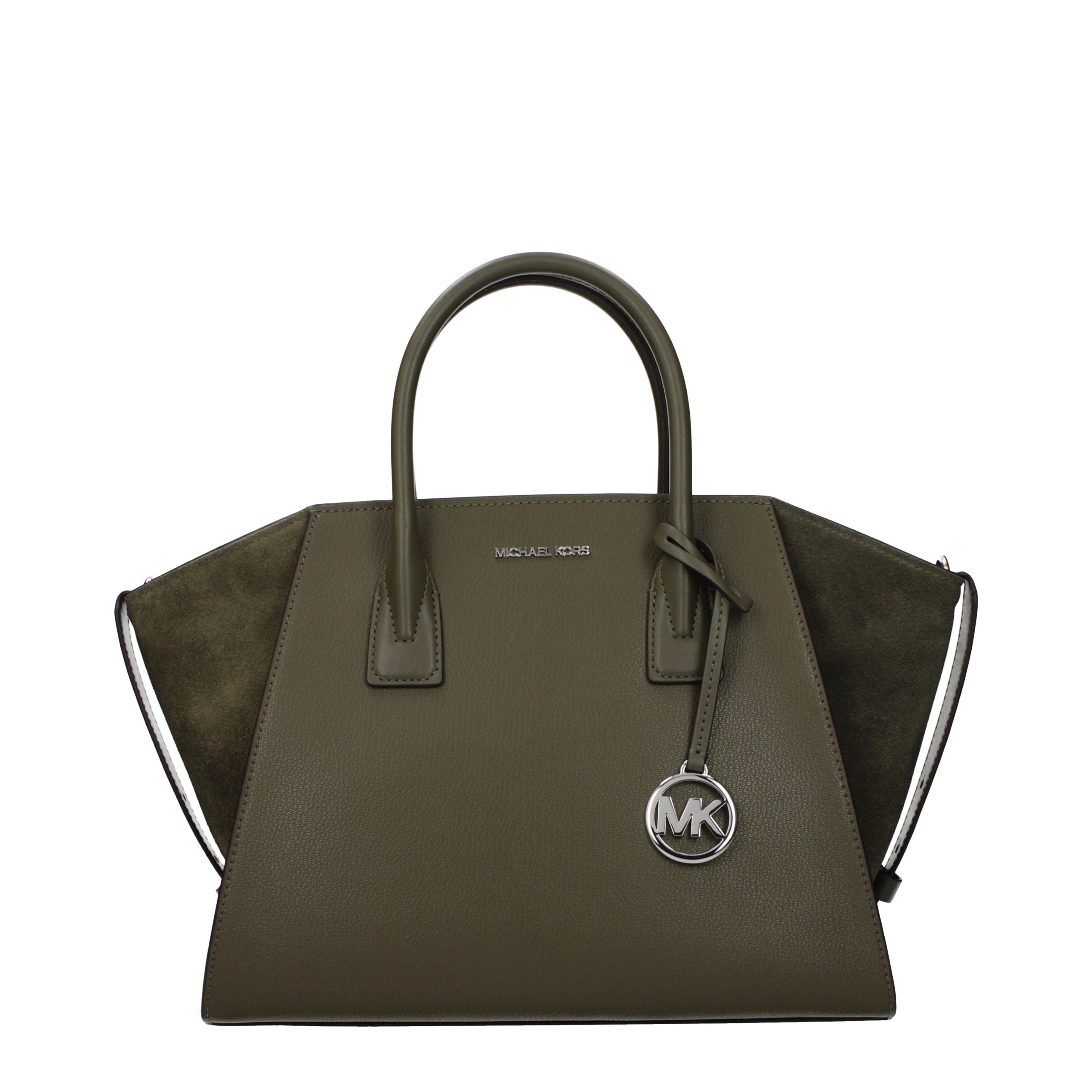 Indulge in the exquisite Michael Kors Green Leather Handbag, a 2023 masterpiece crafted from premium leather, embodying elegance and versatility for the discerning individual.