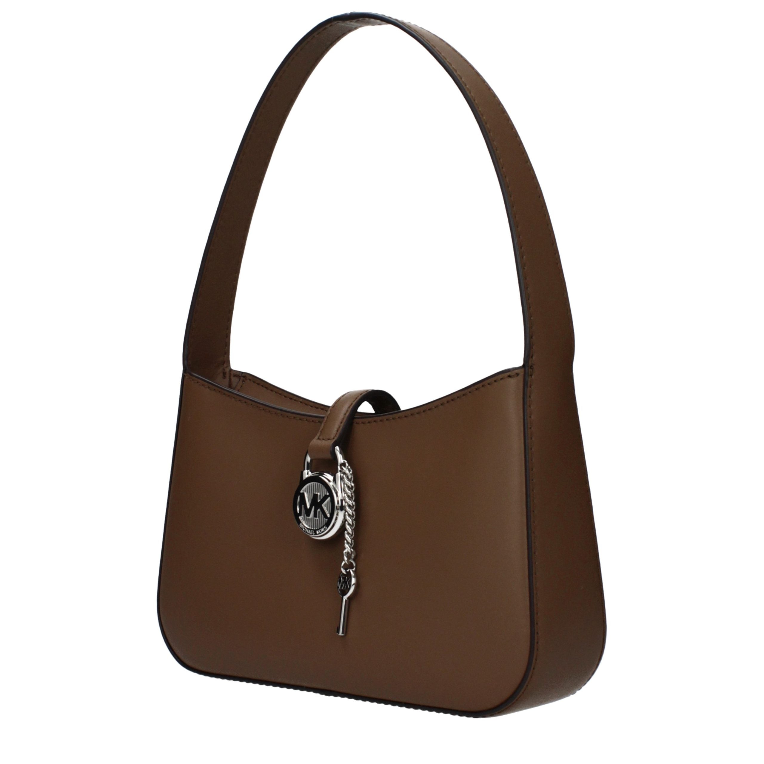 Discover the Michael Kors Brown Leather Handbag, a timeless masterpiece of premium craftsmanship, embodying elegance and sophistication for every occasion.