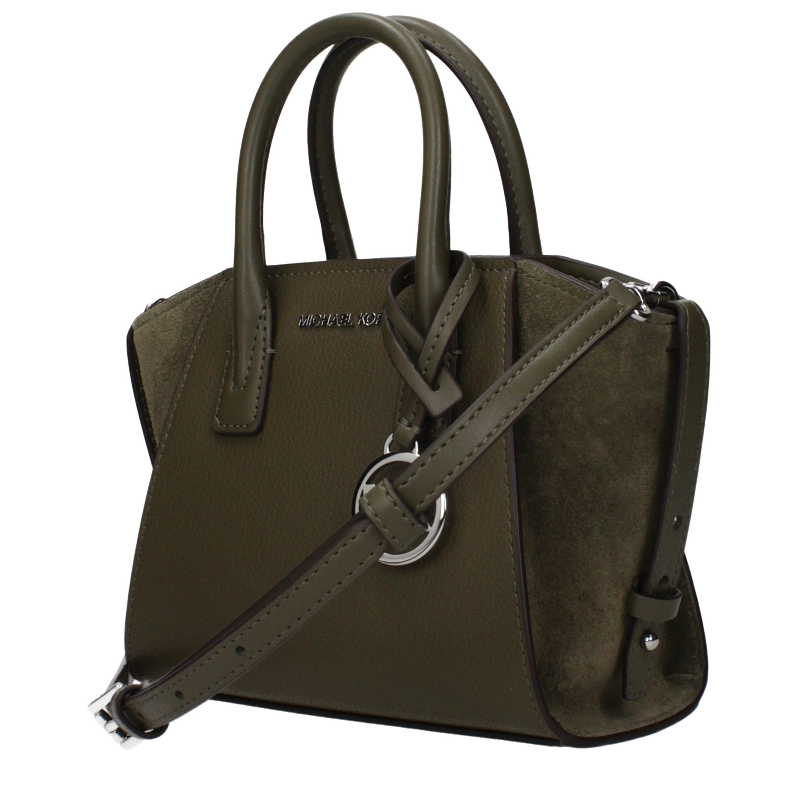 Elevate your style with the Michael Kors Green Leather Handbag, a symbol of artisanal luxury and timeless sophistication, perfect for any discerning connoisseur.