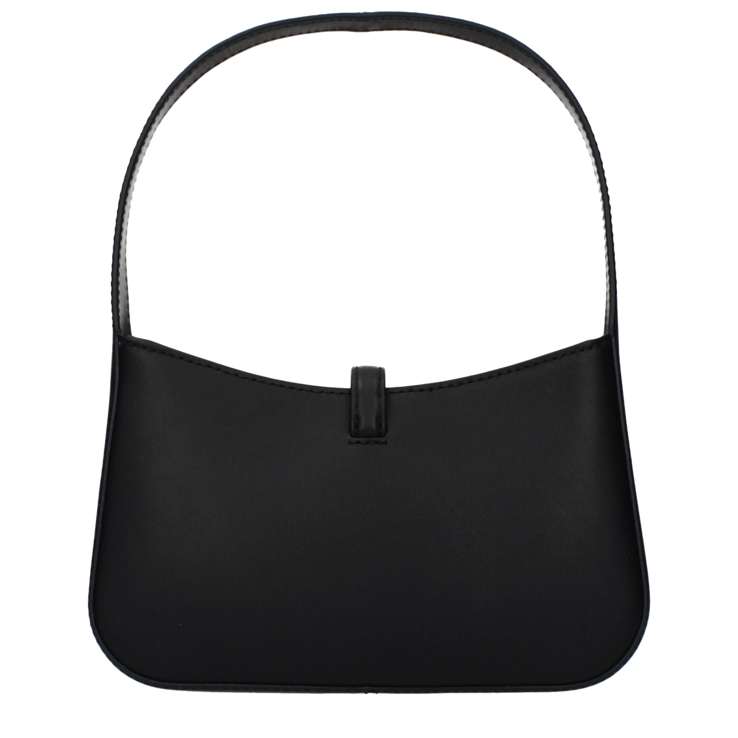 Indulge in the Michael Kors Black Leather Handbag, a timeless emblem of elegance crafted for those who embody sophistication and grace, perfect for any occasion.