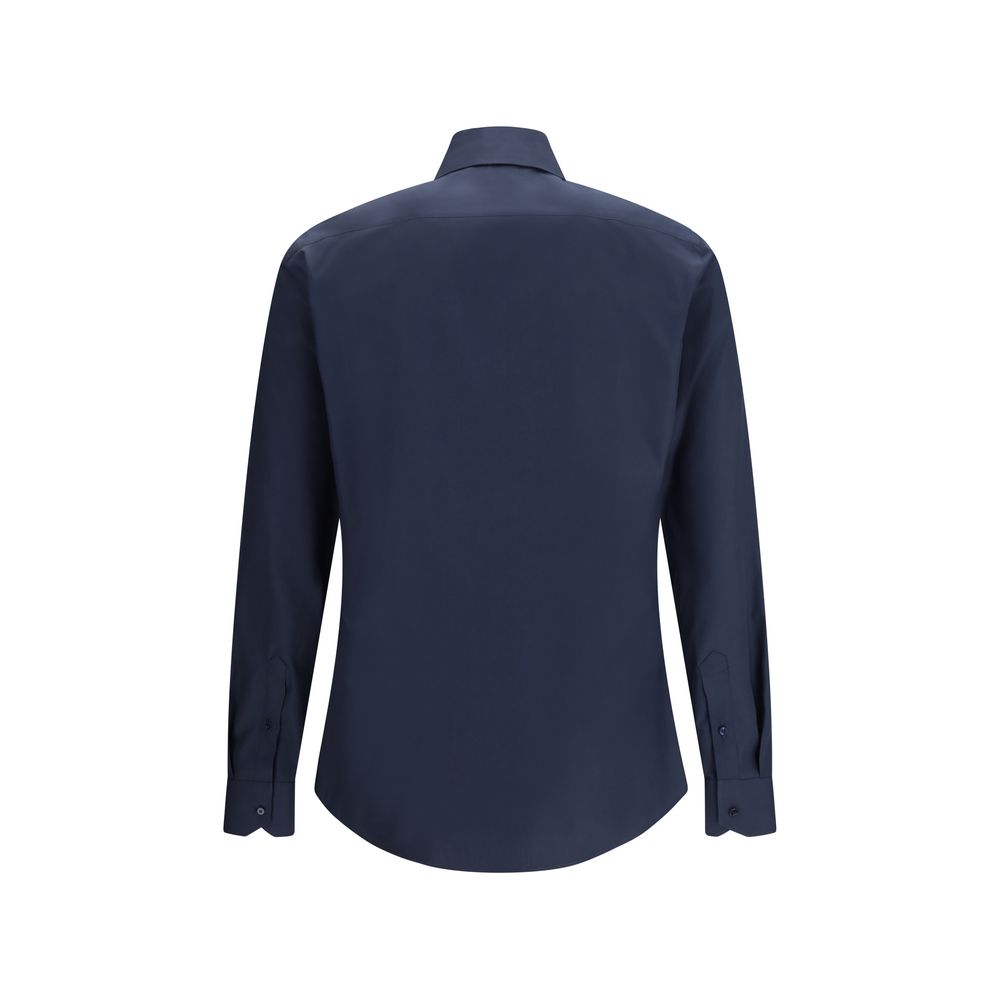 Fendi Blue Cotton Shirt - Timeless Elegance for Discerning Taste