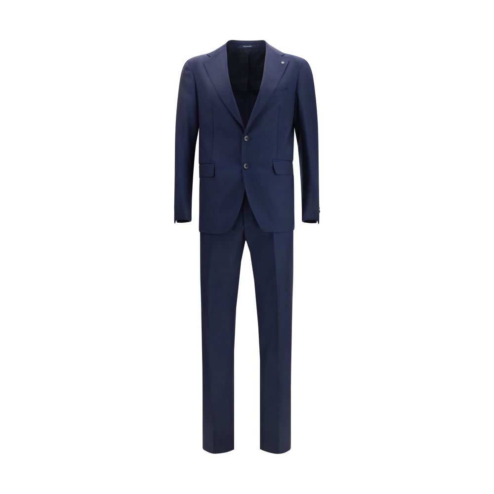 Tagliatore Blue Wool Two-Piece Suit - Timeless Elegance Redefined
