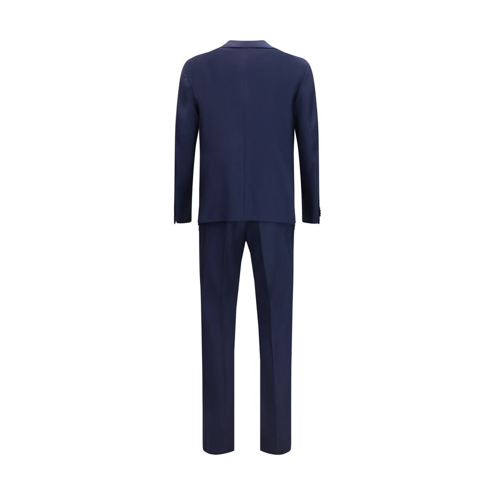 Tagliatore Blue Wool Two-Piece Suit - Timeless Luxury Elegance