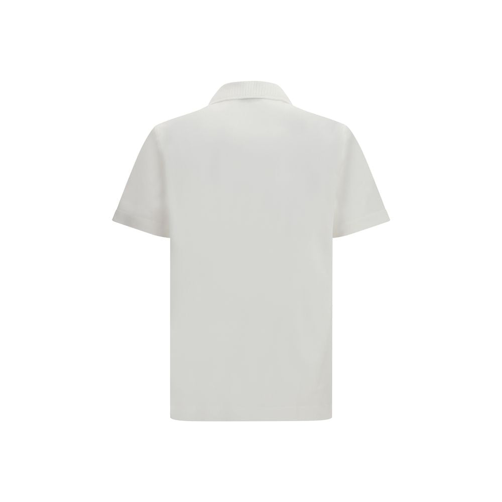 Elevate your style with the Ferragamo White Cotton Polo Shirt, a timeless blend of luxury and sophistication crafted from pure cotton for effortless elegance.