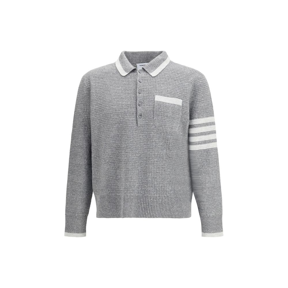 Thom Browne Gray Linen Dress Shirt - Timeless Luxury Essentials