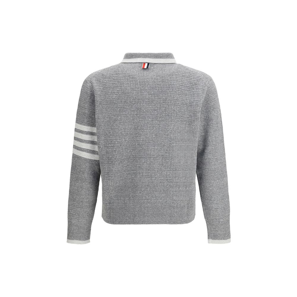 Thom Browne Gray Linen Dress Shirt - Timeless Luxury Essentials