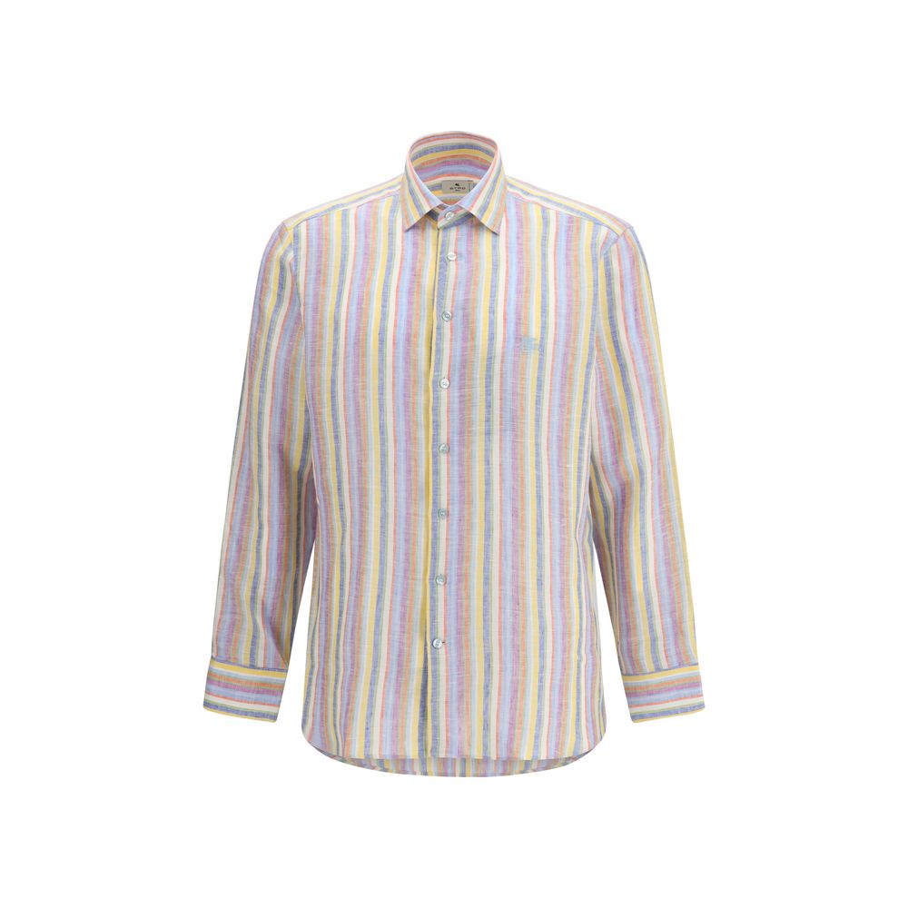 Etro Multicolor Linen Pattern Shirt - Timeless Luxury for All