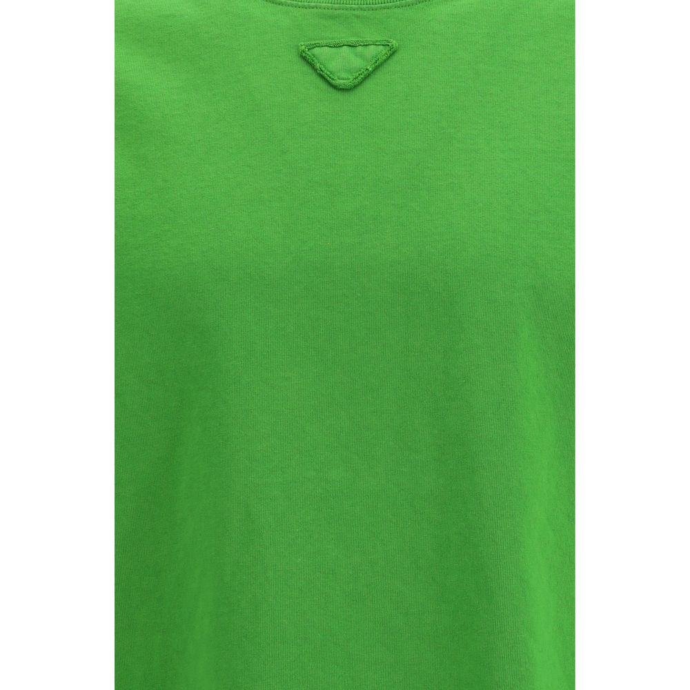 Prada Bicolor Cotton T-Shirt - Timeless Luxury Essential
