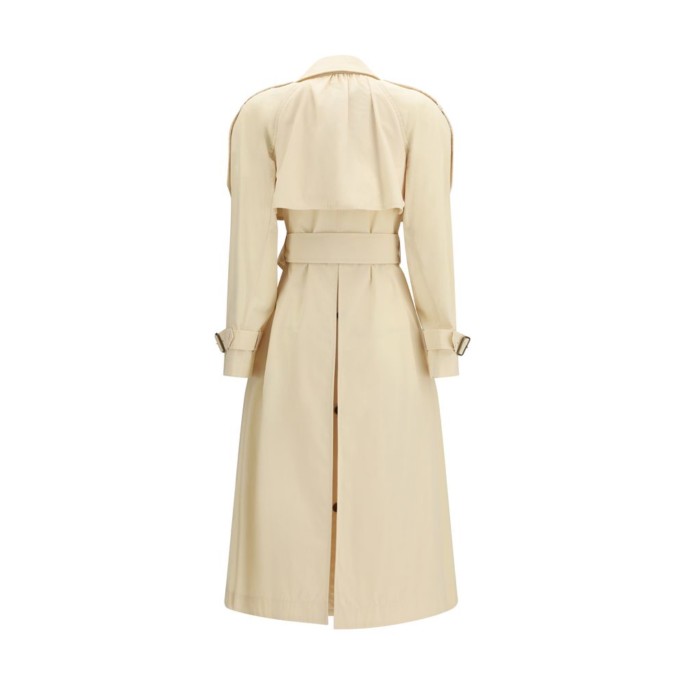 Burberry Beige Trench Coat – Timeless Couture Elegance