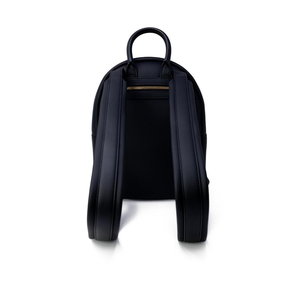 Discover the Love Moschino Black Polyethylene Backpack, a masterpiece of eco-leather craftsmanship that effortlessly elevates your style with luxurious sophistication.