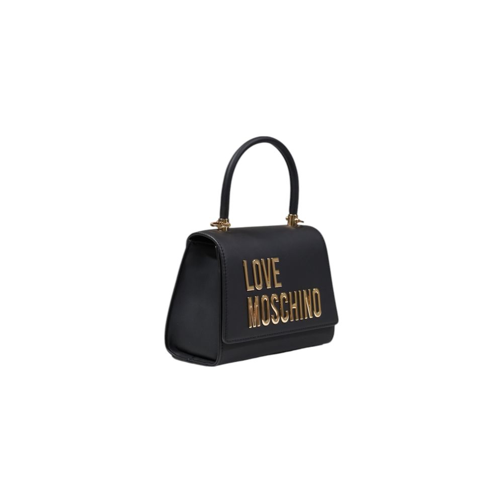 Discover the Love Moschino Bicolor Polyethylene Handbag, a masterpiece of refined craftsmanship and luxurious design, perfect for elevating any ensemble with timeless elegance.