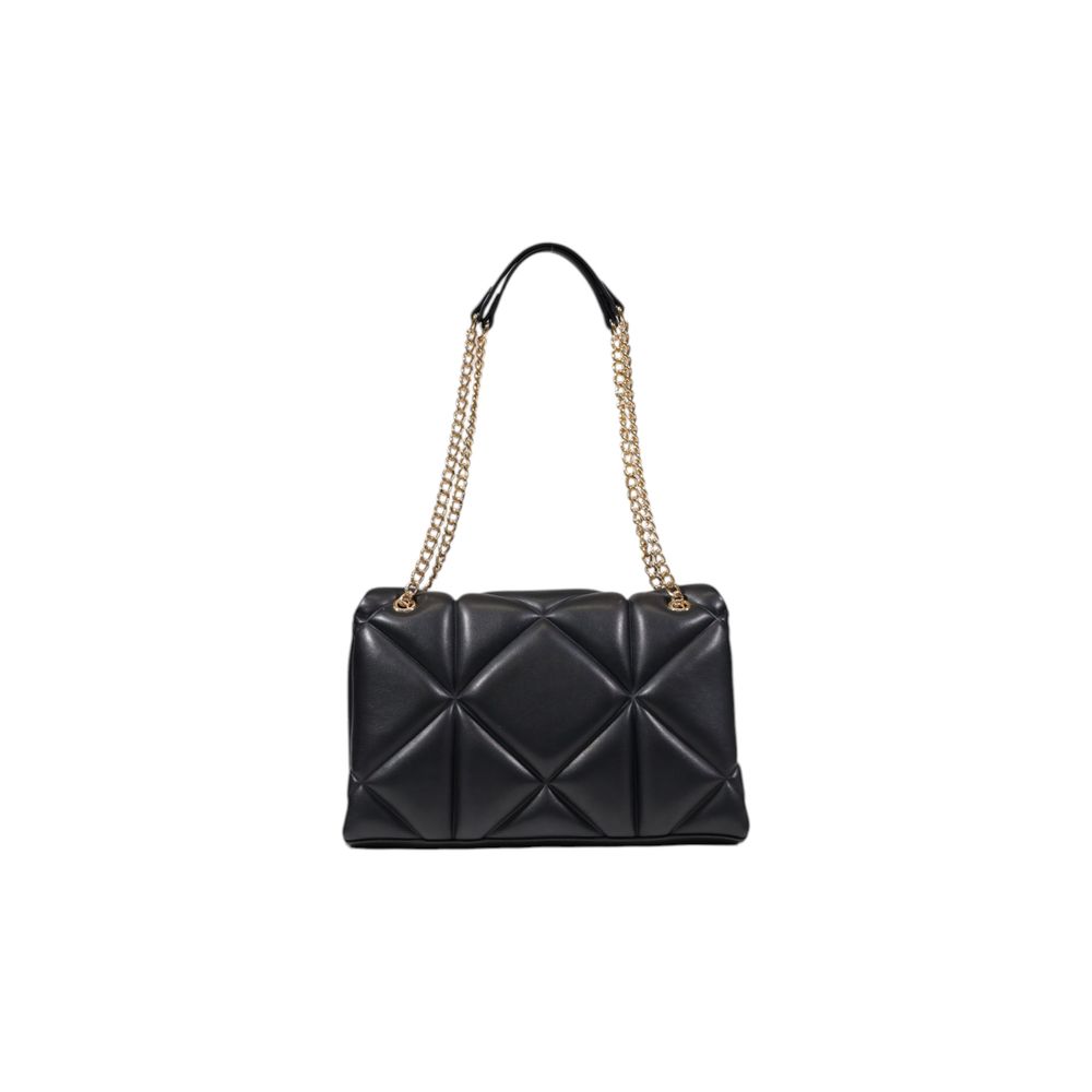 Indulge in the exquisite allure of the Love Moschino Black Polyethylene Handbag, a timeless luxury accessory crafted from high-quality polyurethane, perfect for elevating any ensemble.