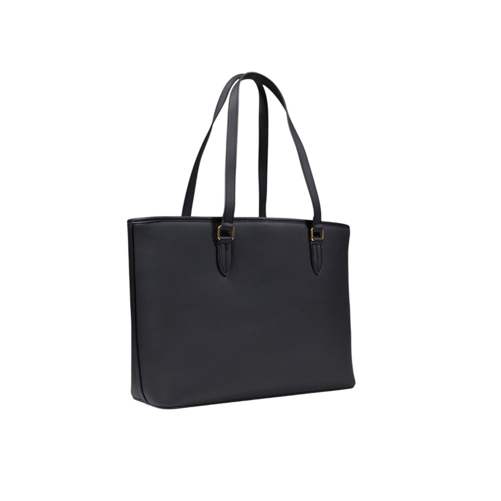 Indulge in the Love Moschino Bicolor Polyethylene Handbag, a timeless blend of elegance and versatility, crafted for those who embody luxury and sophistication.