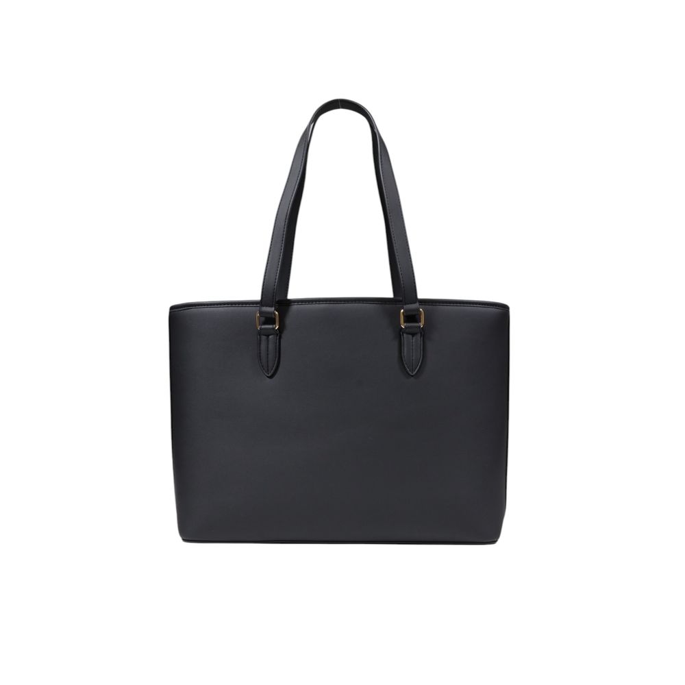 Indulge in the Love Moschino Bicolor Polyethylene Handbag, a timeless blend of elegance and versatility, crafted for those who embody luxury and sophistication.