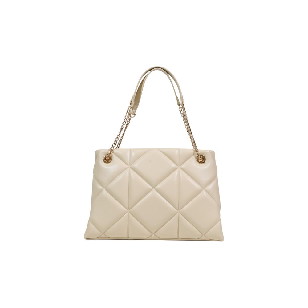 Indulge in the Love Moschino Beige Artificial Leather Handbag, a masterpiece of eco-leather craftsmanship, seamlessly blending elegance and versatility for the discerning individual.