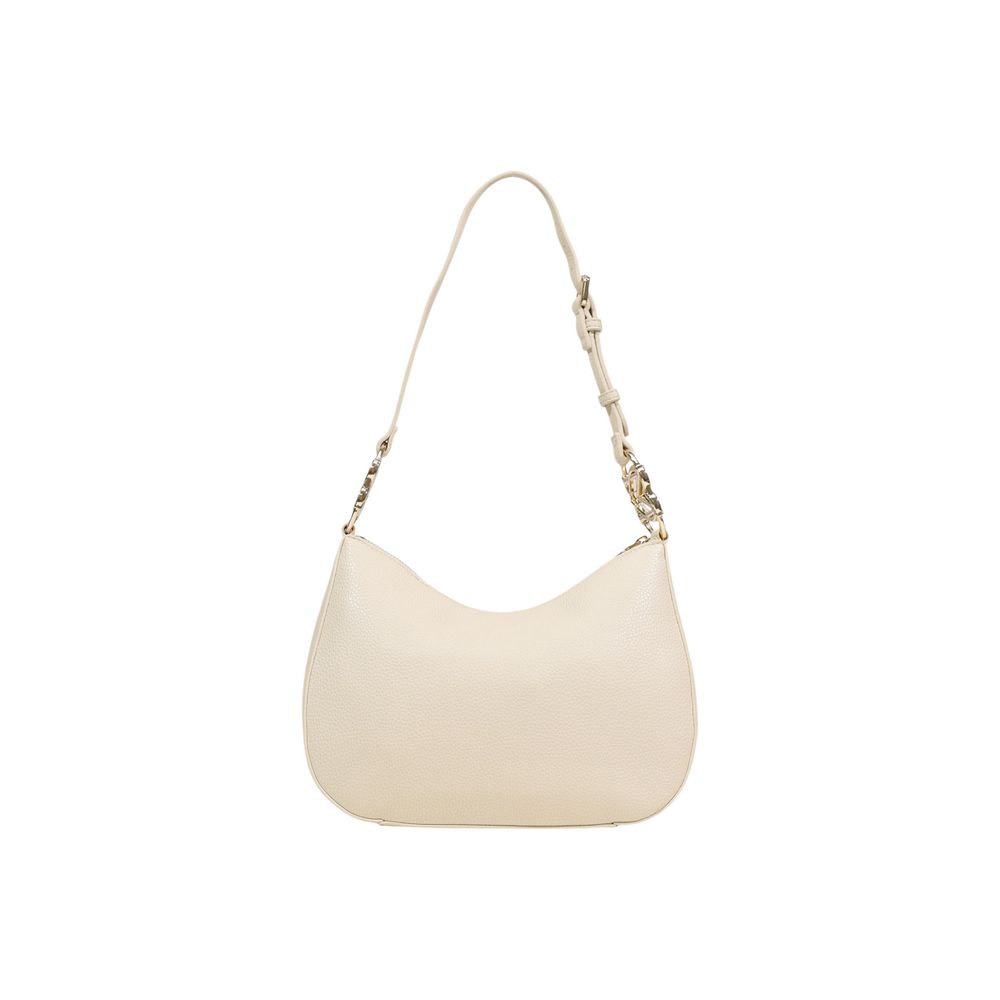 Discover the Love Moschino Beige Polyethylene Handbag, a masterpiece of refined polyurethane and gold-tone details, embodying elegance and sophistication for every occasion.