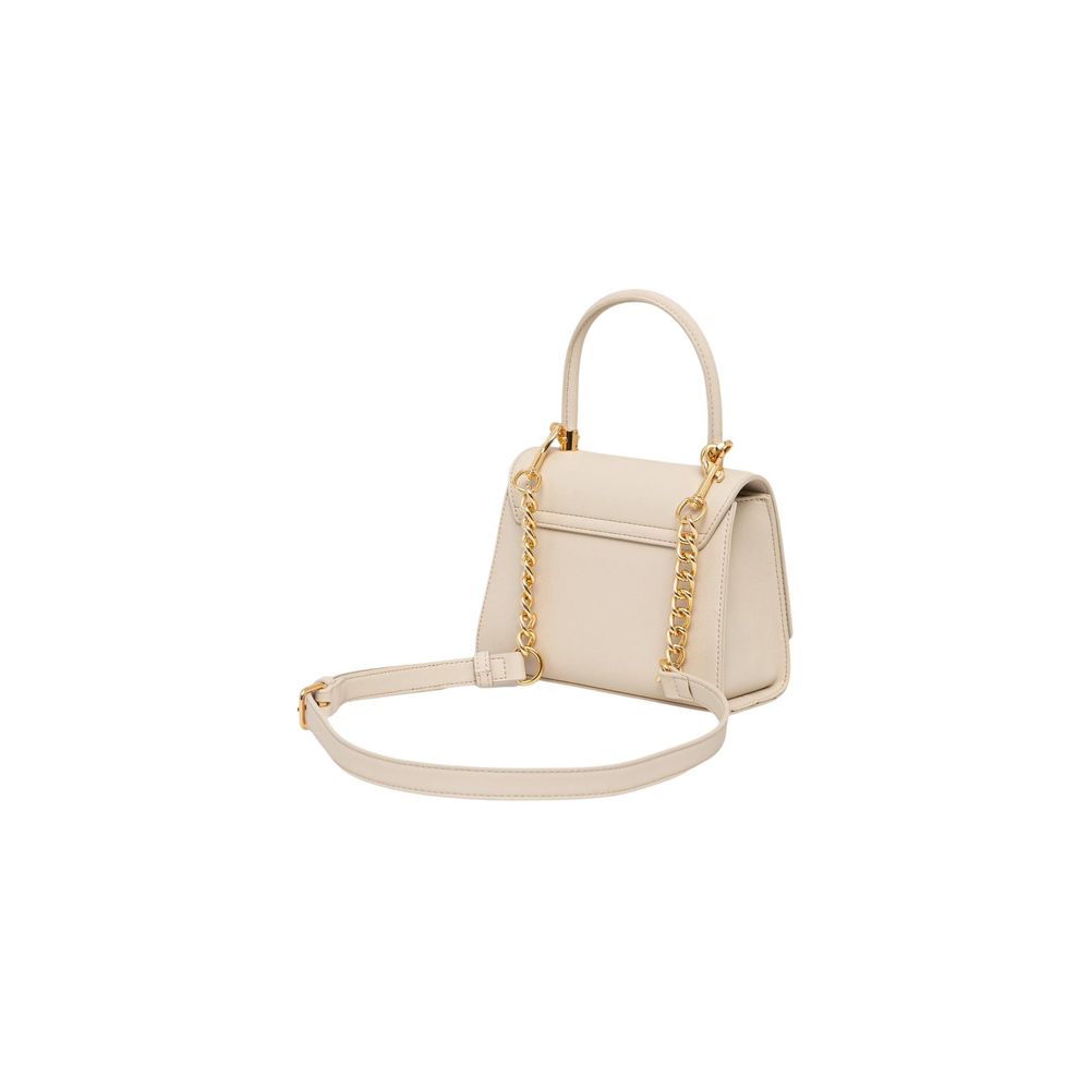 Discover the Love Moschino Beige Polyethylene Handbag, a symbol of refined elegance crafted from premium materials, perfect for elevating your luxurious style.
