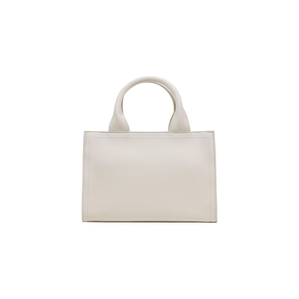 Indulge in the exquisite Love Moschino Beige Polyethylene Handbag, a testament to refined craftsmanship and sustainable luxury, perfect for elevating any ensemble.
