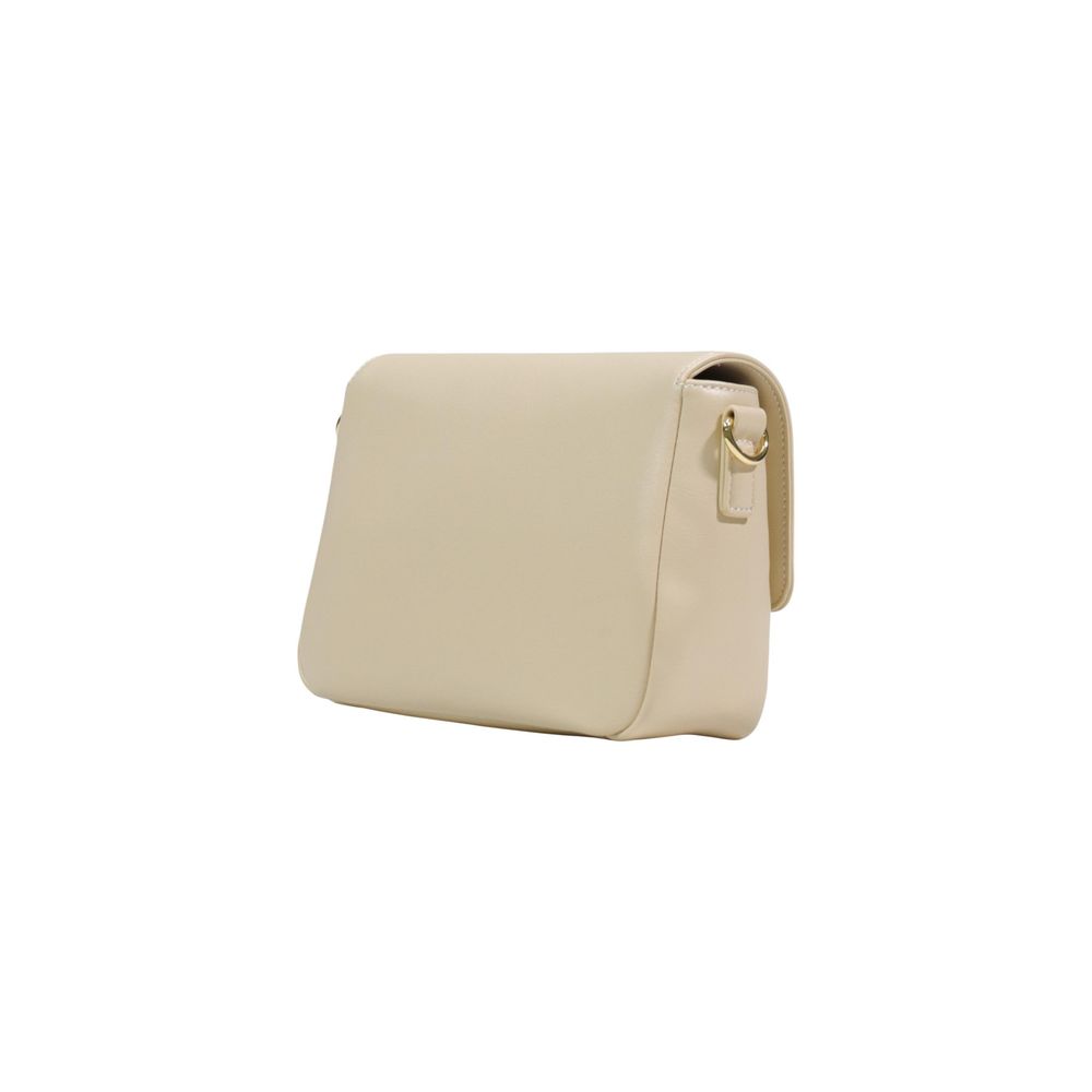 Discover the Love Moschino Cream Polyethylene Handbag, a testament to exquisite craftsmanship and luxurious style, perfect for those who embrace elegance in every moment.