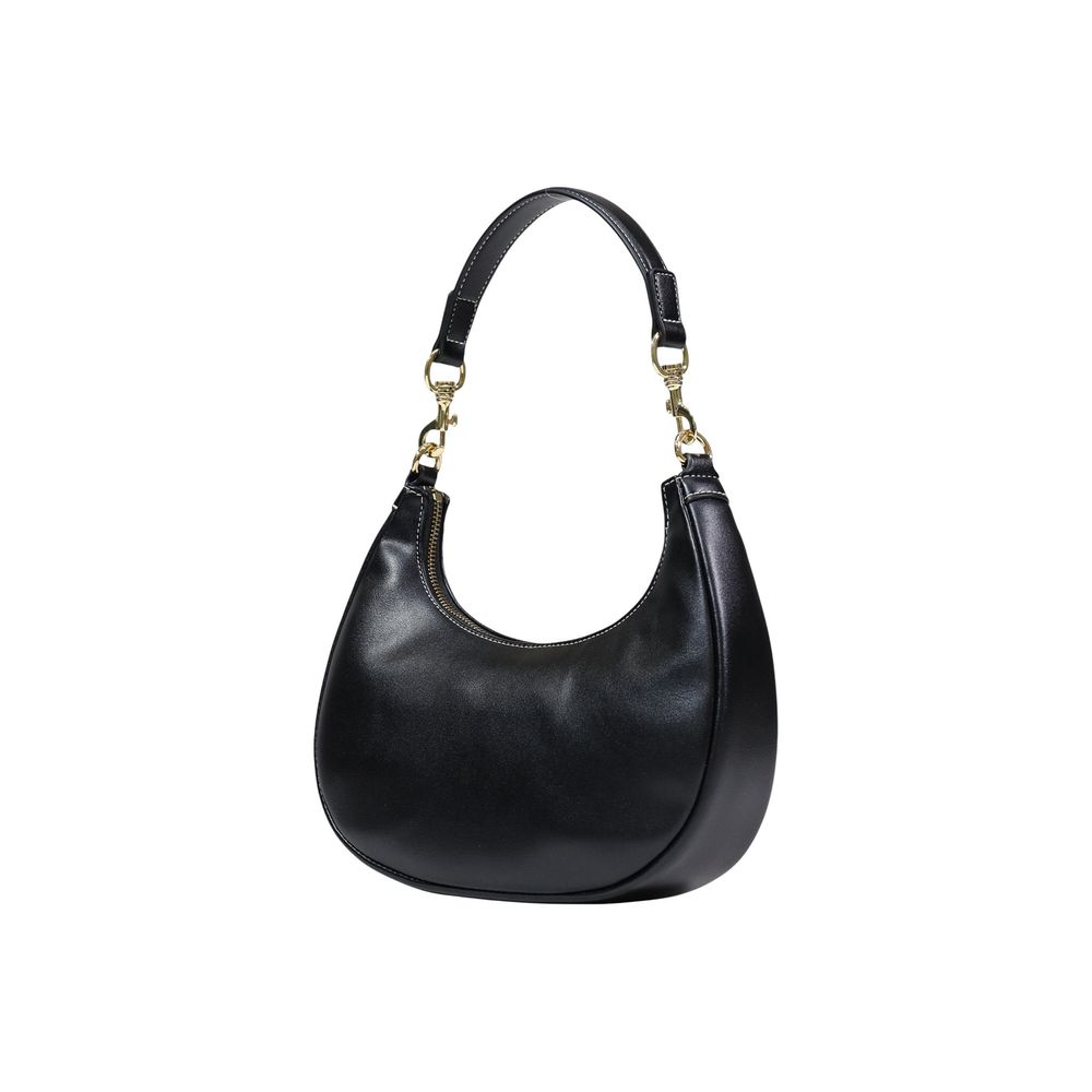 Discover the Love Moschino Black Polyethylene Handbag, a masterpiece of modern elegance crafted from high-quality polyurethane, perfect for elevating any ensemble with luxurious charm.