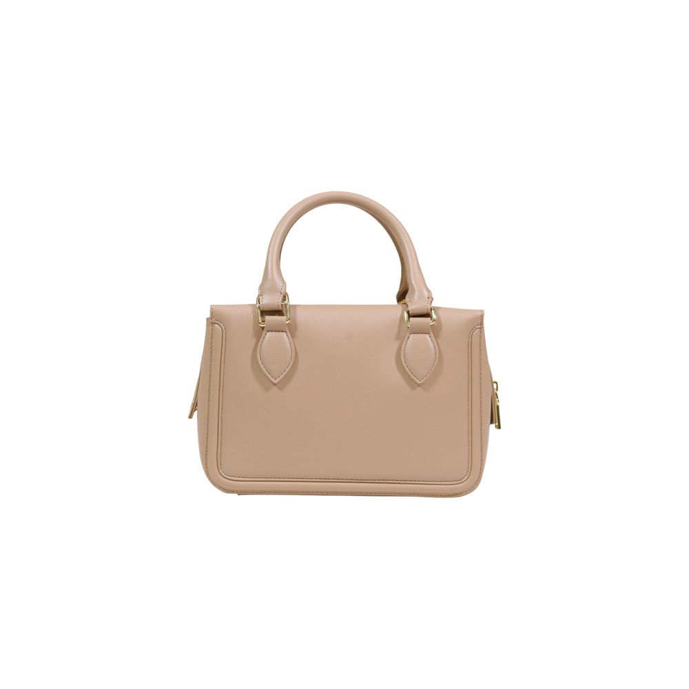 Discover the Love Moschino Beige Polyethylene Handbag from the SS26 collection, a perfect blend of elegance and durability, designed for the discerning individual.