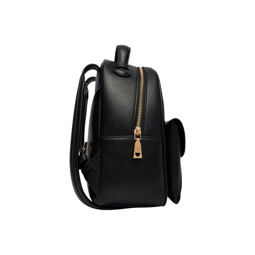 Discover the Love Moschino Black Polyethylene Backpack, a luxurious blend of refined craftsmanship and modern elegance, perfect for the sophisticated individual.