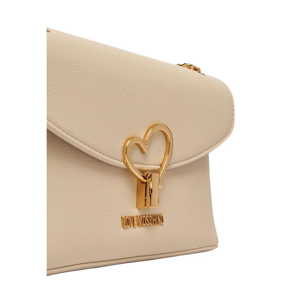 Love Moschino Beige Handbag – Timeless Luxury for Every Occasion
