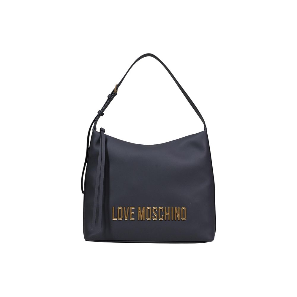 Discover the Love Moschino Black Polyethylene Handbag, a masterpiece of elegance and sophistication, crafted from premium materials for the discerning individual seeking timeless luxury.