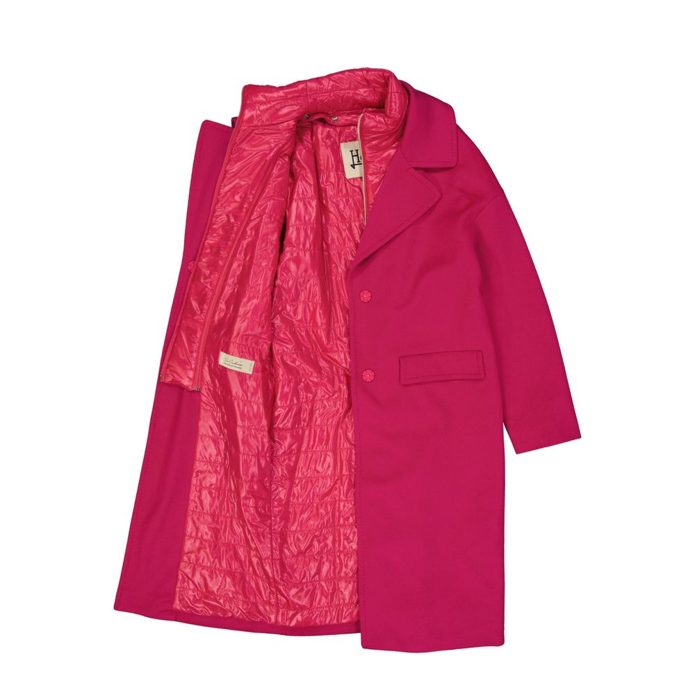 Indulge in the exquisite Herno Multicolor Cashmere Coat, a masterpiece of Italian craftsmanship, blending luxury and sophistication for the discerning individual.