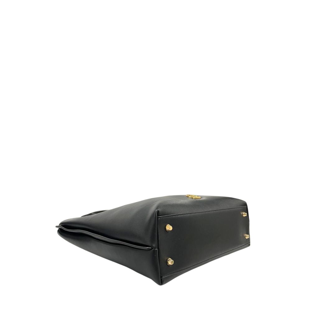 Twinset Black PU Women Shoulder Bag
