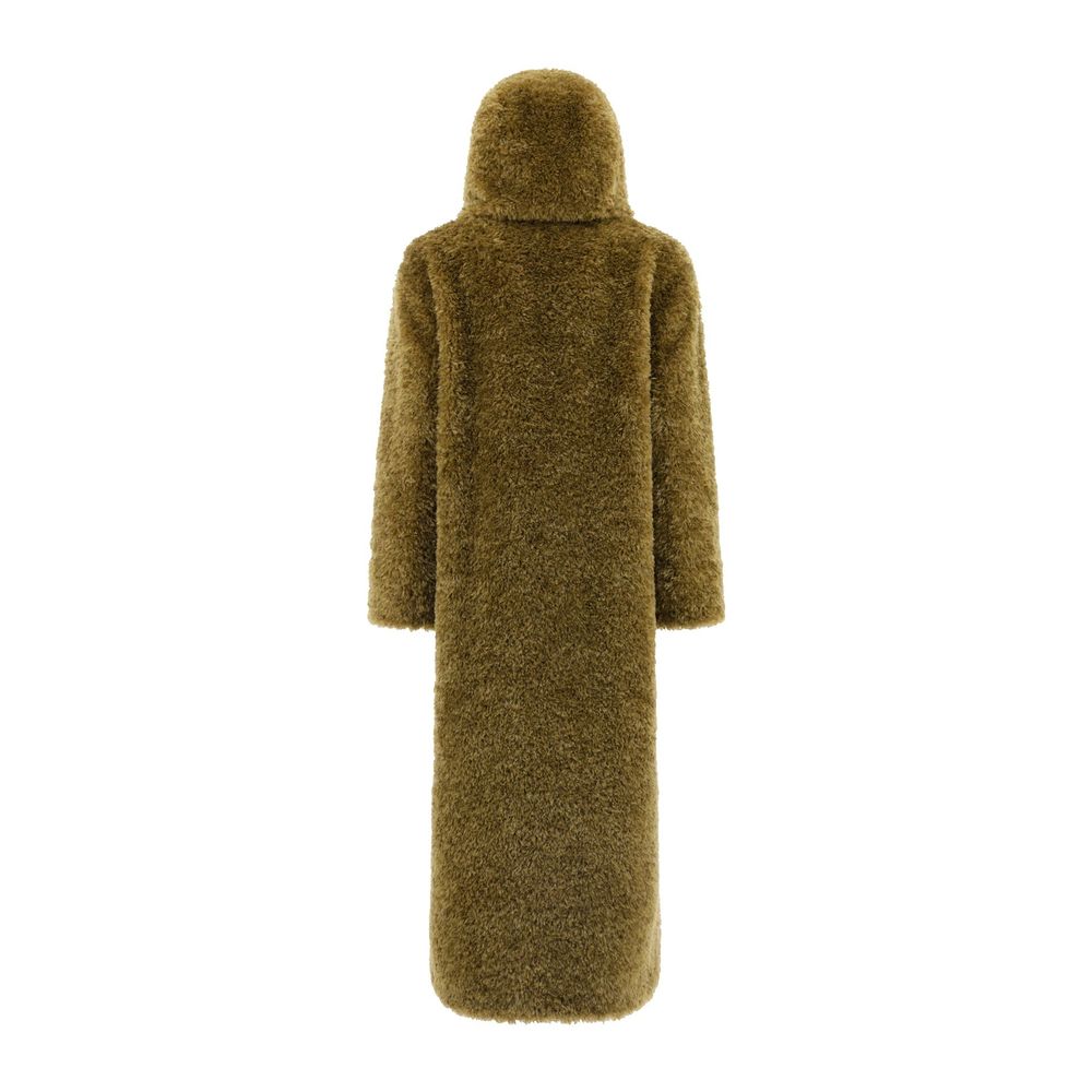 Indulge in the exquisite Herno Bicolor Polyester Coat, crafted from sumptuous materials, embodying timeless elegance and refined sophistication for the discerning individual.