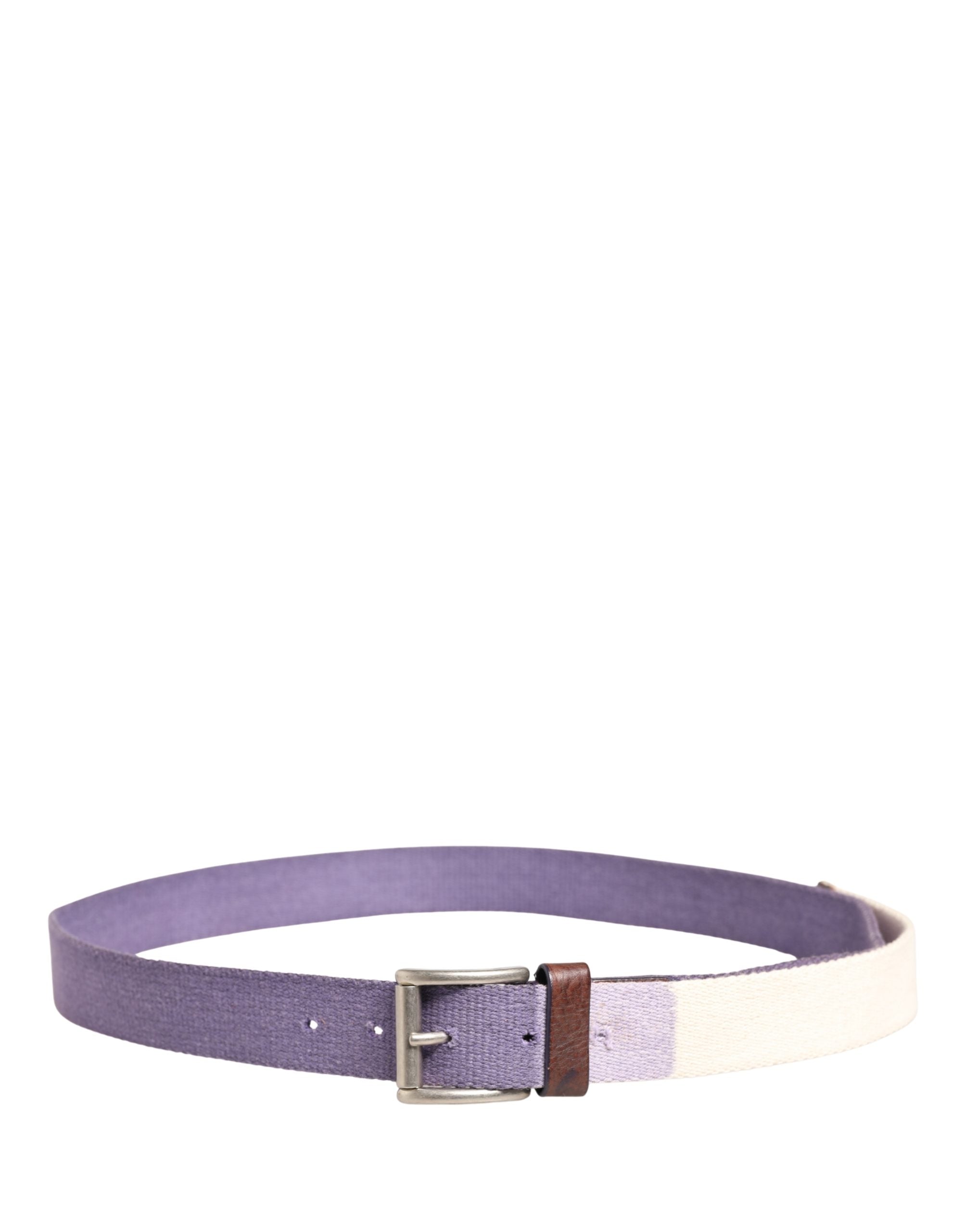Ermanno Scervino Purple Canvas Belt - Luxury Fashion Statement
