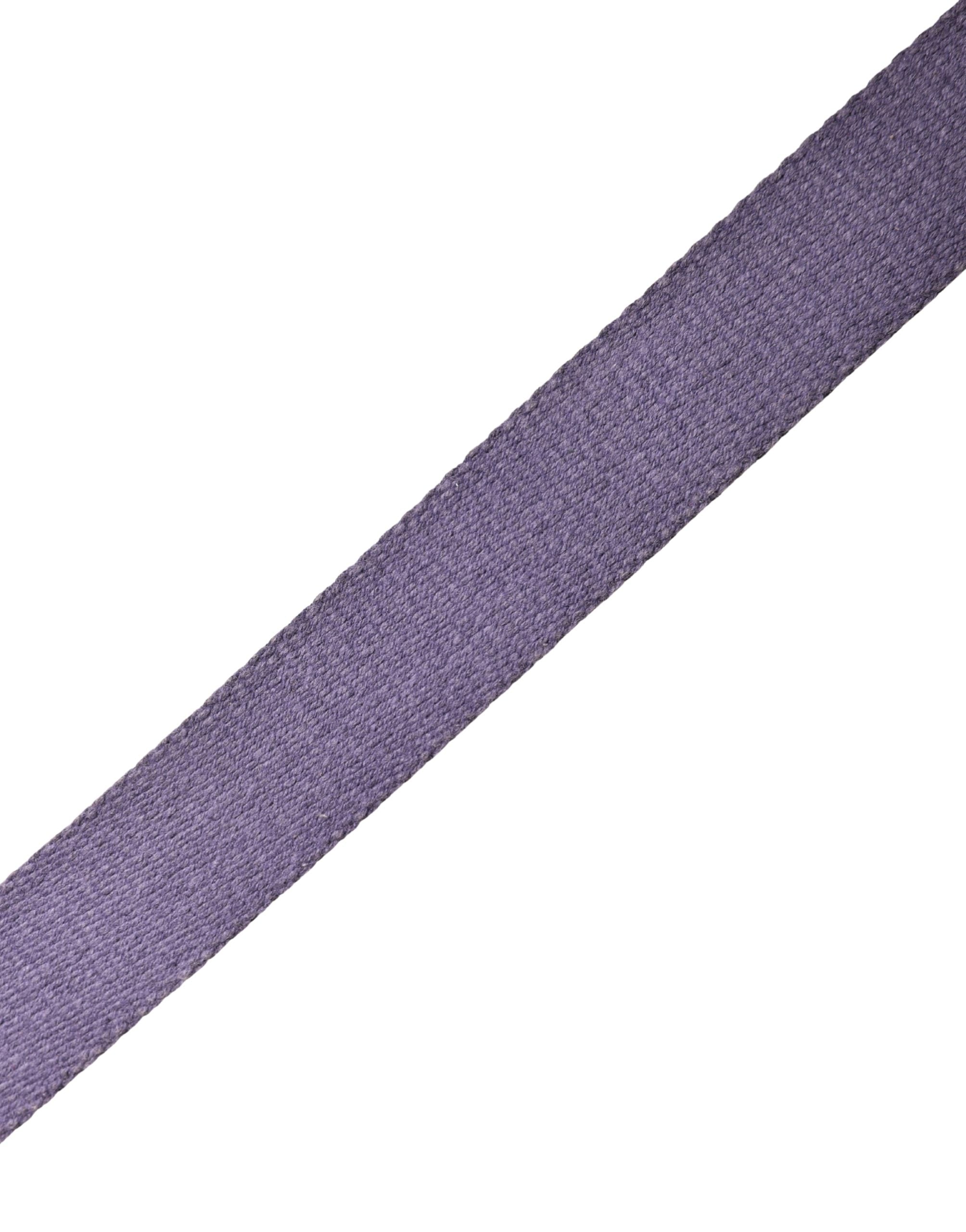 Ermanno Scervino Purple Canvas Belt - Luxury Fashion Statement