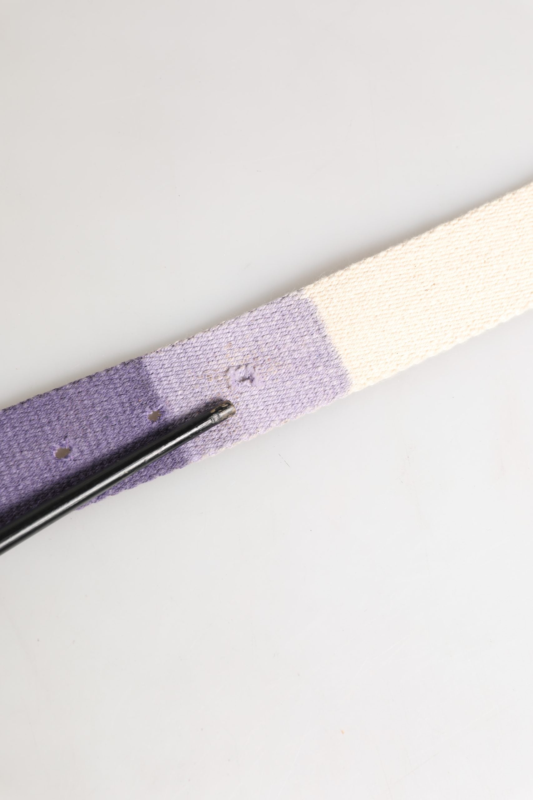 Ermanno Scervino Purple Canvas Belt - Luxury Fashion Statement