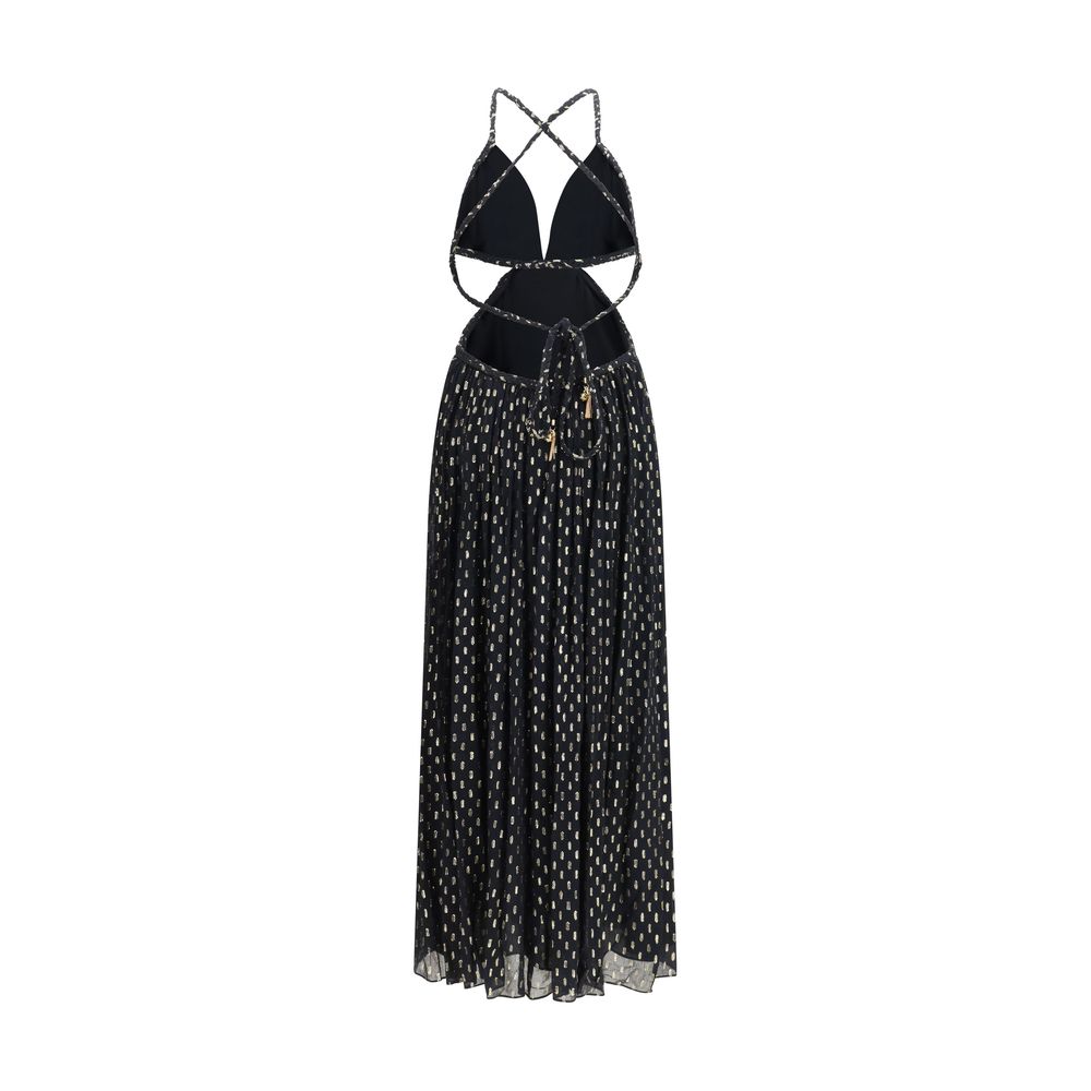 Elevate your elegance with the Zimmermann Black Viscose Long Dress from the Resort Swim 2026 Collection, crafted for timeless allure and luxurious sophistication.
