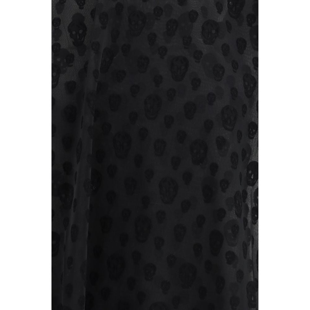 Alexander McQueen Black Polyamide T-Shirt