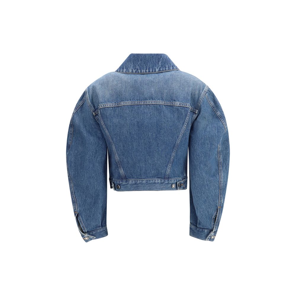 Givenchy Blue Cotton Denim Jacket - Luxury Fashion Excellence