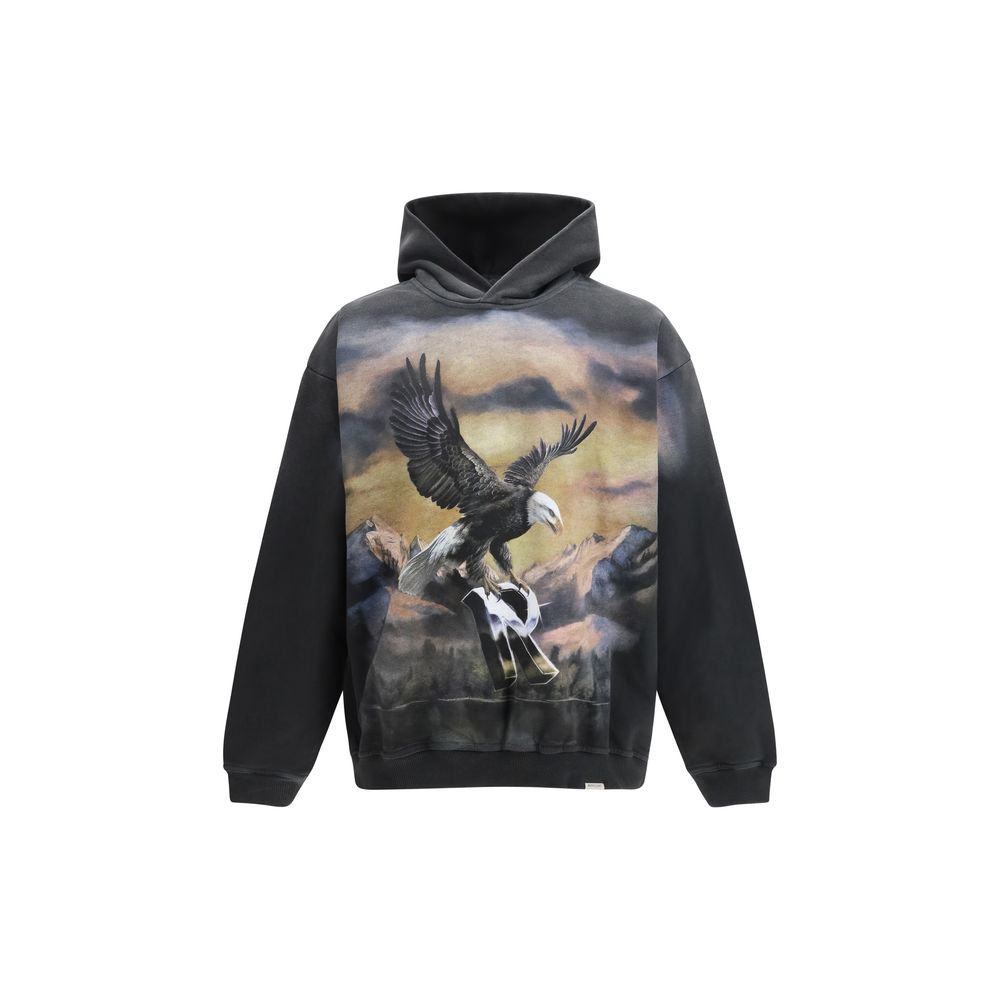 Represent Gray Cotton Sweatshirt - Artisanal Urban Luxury