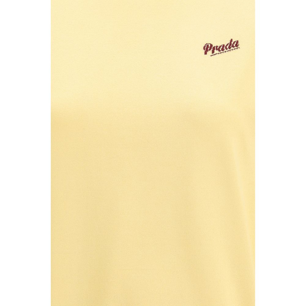 Elevate your wardrobe with the Prada Bicolor Silk Sweatshirt, a masterpiece of pure silk craftsmanship that embodies timeless elegance and versatility for discerning tastes.
