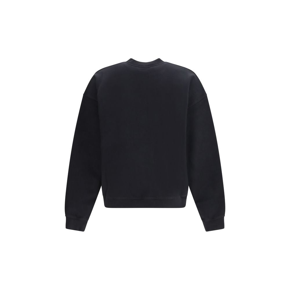 Elevate your style with the Dsquared² Black Cotton Sweatshirt, a luxurious blend of comfort and sophistication, perfect for the discerning individual seeking effortless elegance.