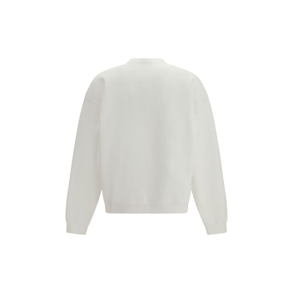 Discover the Dsquared² White Cotton Sweatshirt from the SS26 collection, a luxurious blend of comfort and style, perfect for the discerning individual seeking effortless elegance.