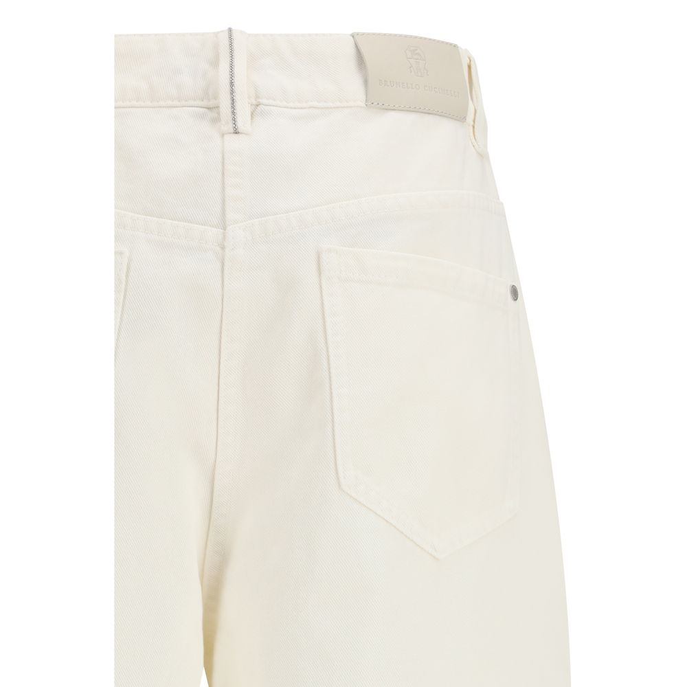 Brunello Cucinelli Wide-Leg Cotton Trousers - Timeless Luxury