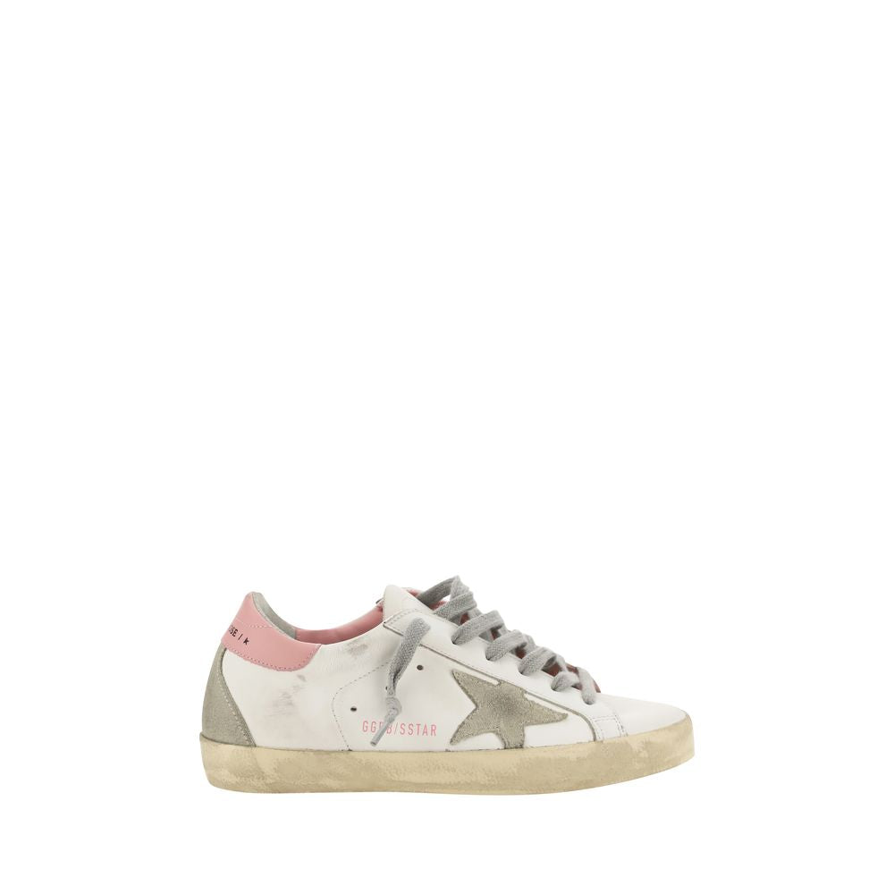 Indulge in the elegance of Golden Goose White Calf Leather Bos Taurus Low Top Sneakers, where exquisite craftsmanship meets timeless style for the discerning connoisseur.