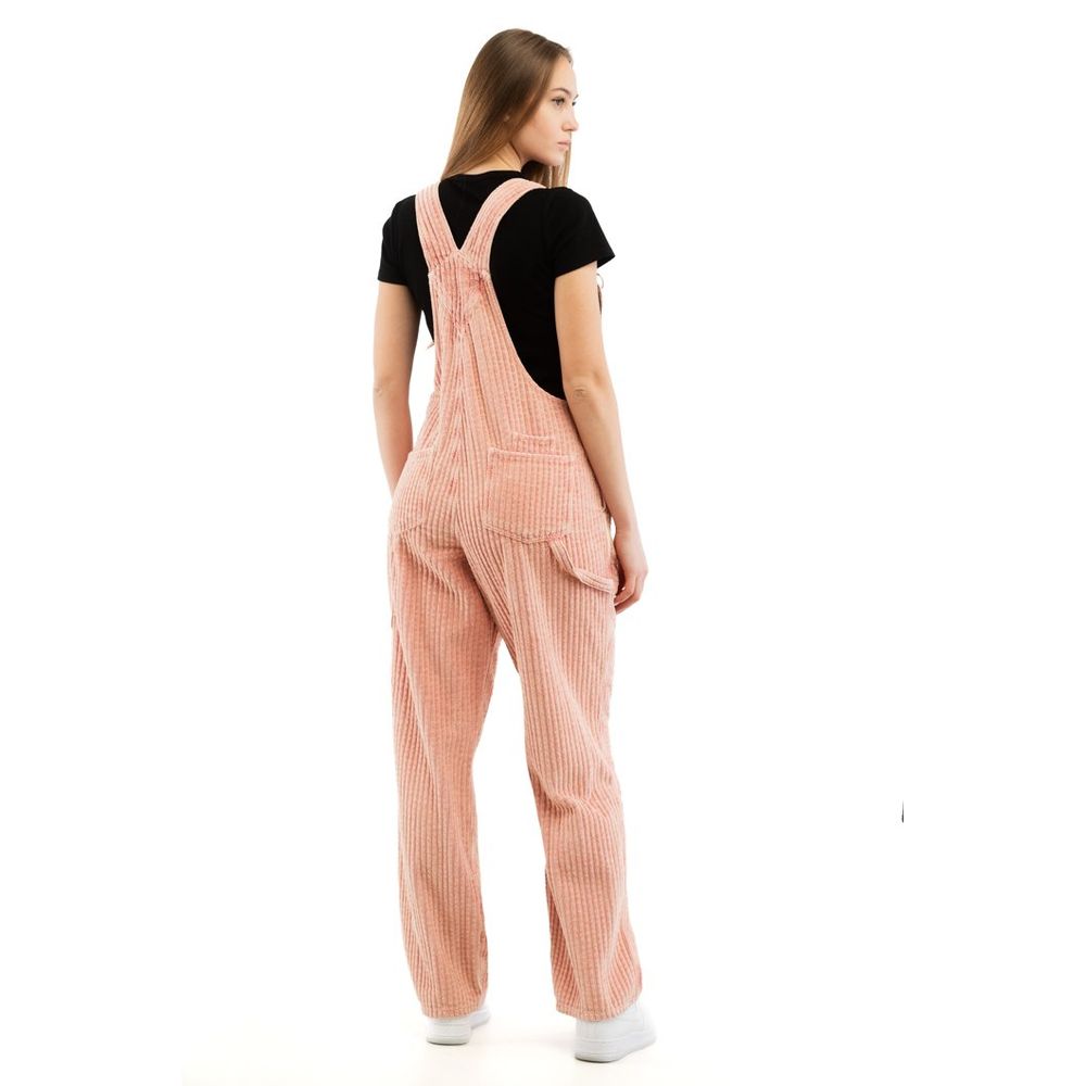 Moschino Fuchsia Cotton Jumpsuit