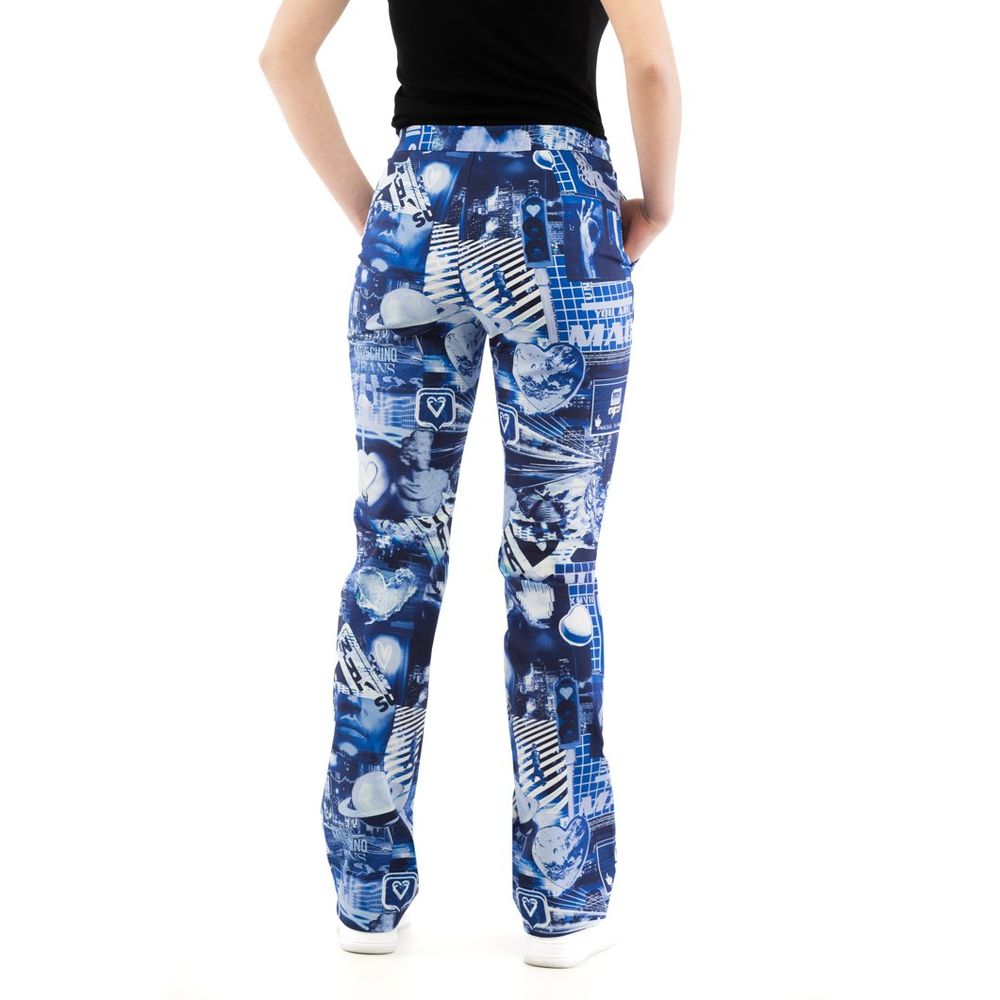Elevate your wardrobe with Moschino Multicolor Cotton Casual Pants, a luxurious blend of comfort and style, crafted for those who embody sophistication and elegance.